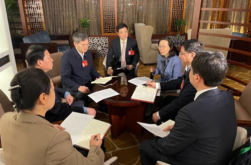 全国政协委员、联创集团董事长孙力斌参加全国两会