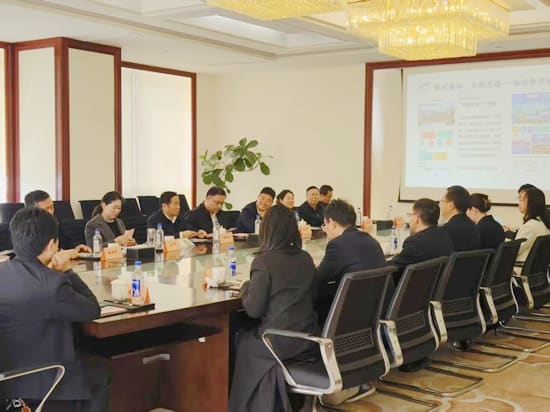 湖北省英山县考察团走访调研联创集团